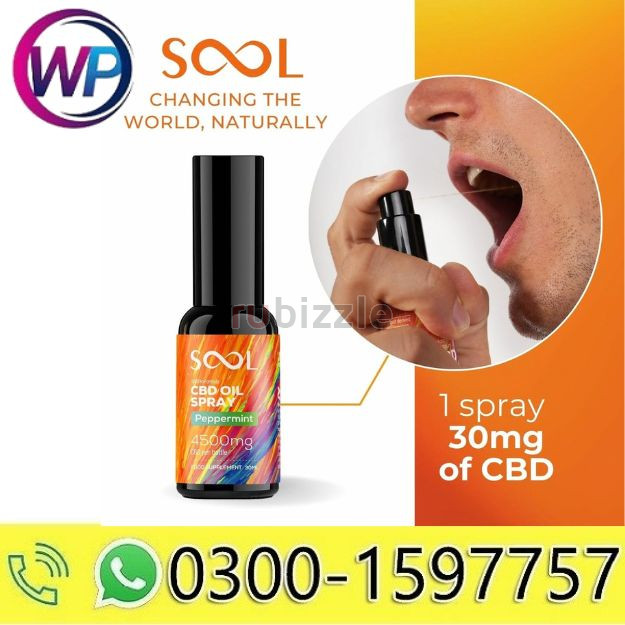 CBD Spray 4500mg Peppermint Flavour In Pakistan~03001597757